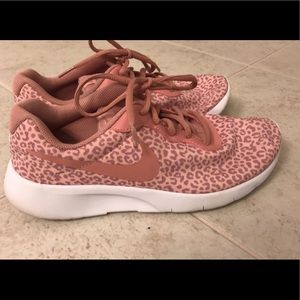 Pink cheetah nikes